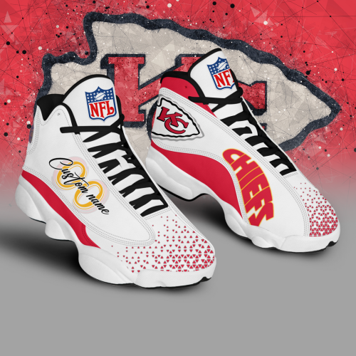 Kansas City Chiefs Air Jordan 13 Sneaker Custom For Fans Gift