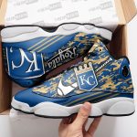 Kansas City Royals Air Jordan 13 Sneaker Custom For Fans  Unisex Shoes Gift