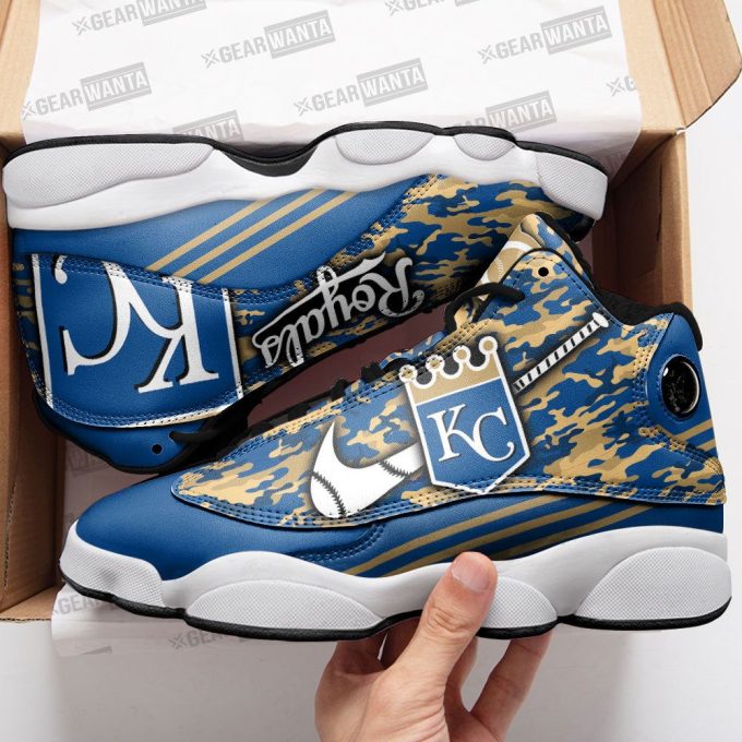 Kansas City Royals Air Jordan 13 Sneaker Custom For Fans  Unisex Shoes Gift