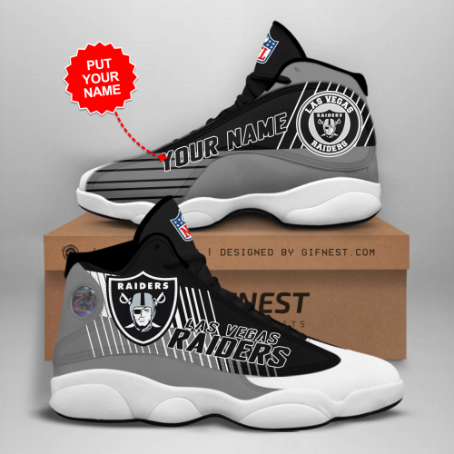 Las Vegas Raiders Air Jordan 13 Sneaker Custom For Fans Gift