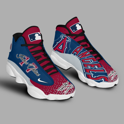 Los Angeles Angels Air Jordan 13 Sneaker Custom For Fans  Unisex Shoes Gift