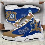 Kansas City Royals Air Jordan 13 Sneaker Custom For Fans  Unisex Shoes Gift