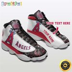 Los Angeles Angels Air Jordan 13 Sneaker Custom For Fans  Unisex Shoes Gift