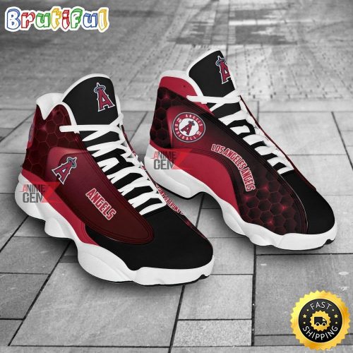 Los Angeles Angels Air Jordan 13 Sneaker Custom For Fans  Unisex Shoes Gift