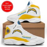Los Angeles Chargers Air Jordan 13 Sneaker Custom For Fans Gift