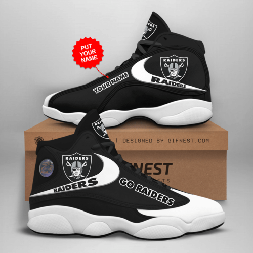 Las Vegas Raiders Air Jordan 13 Sneaker Custom For Fans Gift