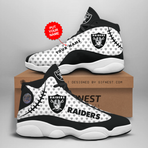 Las Vegas Raiders Air Jordan 13 Sneaker Custom For Fans Gift