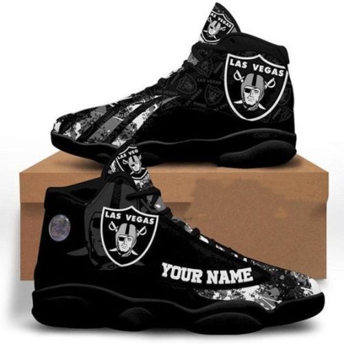 Las Vegas Raiders Air Jordan 13 Sneaker Custom For Fans Gift