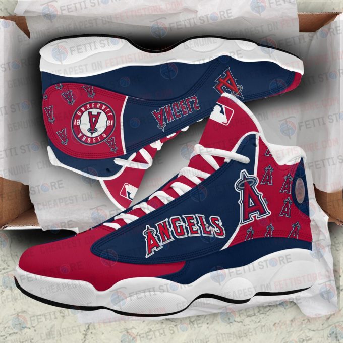 Los Angeles Angels Air Jordan 13 Sneaker Custom For Fans  Unisex Shoes Gift