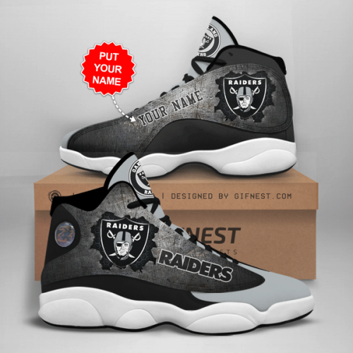 Las Vegas Raiders Air Jordan 13 Sneaker Custom For Fans Gift