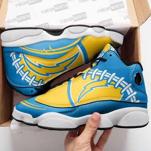 Los Angeles Chargers Air Jordan 13 Sneaker Custom For Fans Gift