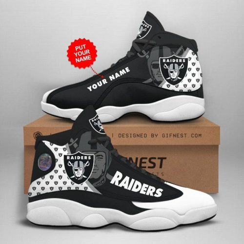 Las Vegas Raiders Air Jordan 13 Sneaker Custom For Fans Gift