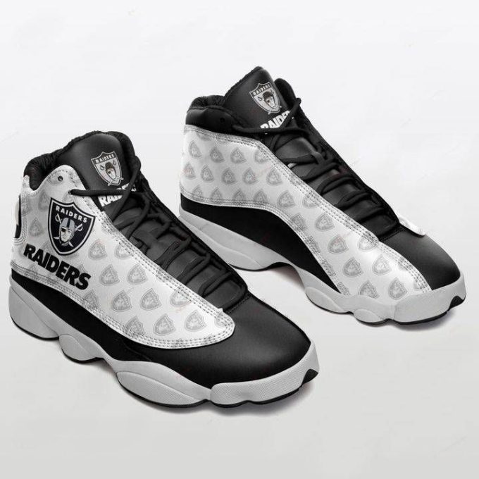 Las Vegas Raiders Air Jordan 13 Sneaker Custom For Fans Gift
