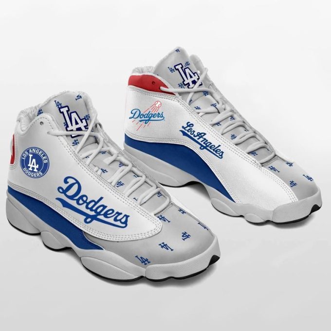 Los Angeles Dodgers Air Jordan 13 Sneaker Custom For Fans  Unisex Shoes Gift