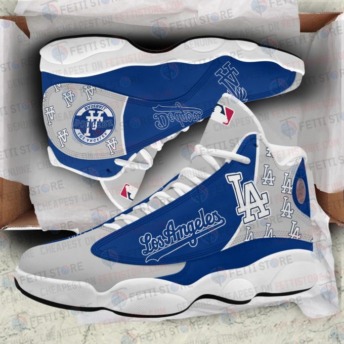 Los Angeles Dodgers Air Jordan 13 Sneaker Custom For Fans  Unisex Shoes Gift