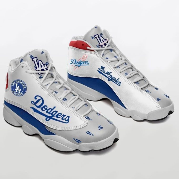 Los Angeles Dodgers Air Jordan 13 Sneaker Custom For Fans  Unisex Shoes Gift