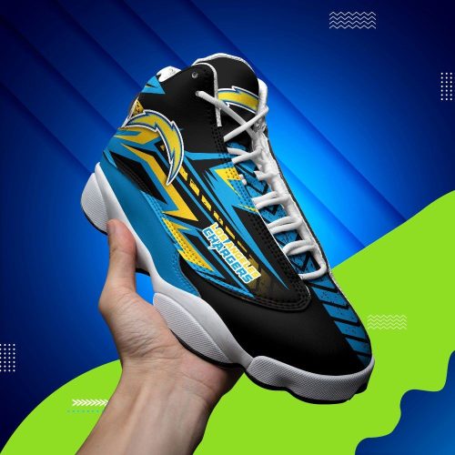 Los Angeles Chargers Air Jordan 13 Sneaker Custom For Fans Gift
