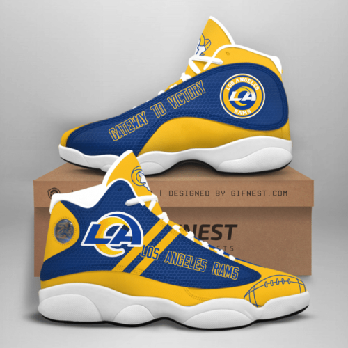 Los Angeles Rams Air Jordan 13 Sneaker Custom For Fans Gift