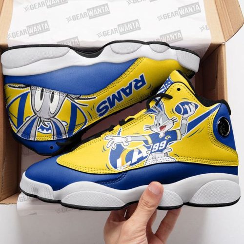 Los Angeles Rams Air Jordan 13 Sneaker Custom For Fans Gift