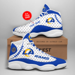 Los Angeles Rams Air Jordan 13 Sneaker Custom For Fans Gift