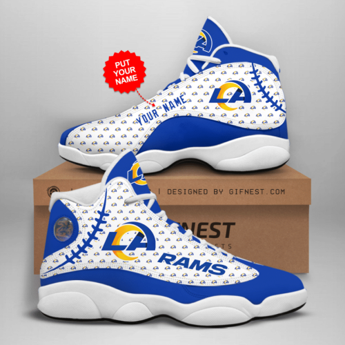 Los Angeles Rams Air Jordan 13 Sneaker Custom For Fans Gift
