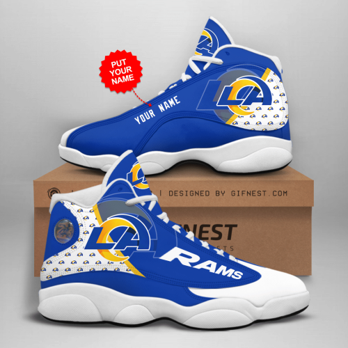 Los Angeles Rams Air Jordan 13 Sneaker Custom For Fans Gift