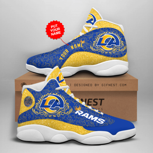 Los Angeles Rams Air Jordan 13 Sneaker Custom For Fans Gift