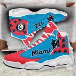 Miami Marlins Air Jordan 13 Sneaker Custom For Fans  Unisex Shoes Gift