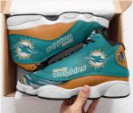Miami Dolphins Air Jordan 13 Sneaker Custom For Fans Gift