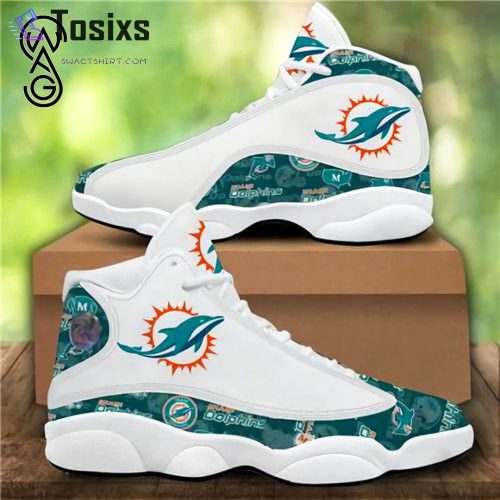 Miami Dolphins Air Jordan 13 Sneaker Custom For Fans Gift