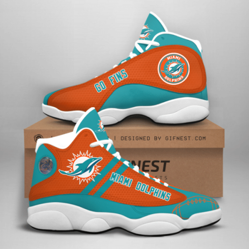 Miami Dolphins Air Jordan 13 Sneaker Custom For Fans Gift