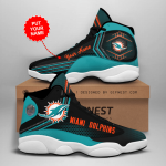 Miami Dolphins Air Jordan 13 Sneaker Custom For Fans Gift