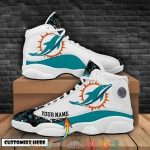 Miami Dolphins Air Jordan 13 Sneaker Custom For Fans Gift