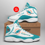 Miami Dolphins Air Jordan 13 Sneaker Custom For Fans Gift