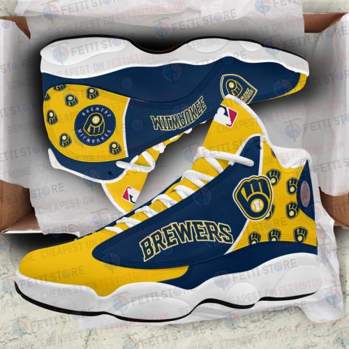 Milwaukee Brewers Air Jordan 13 Sneaker Custom For Fans  Unisex Shoes Gift
