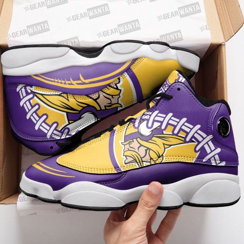 Minnesota Vikings Air Jordan 13 Sneaker Custom For Fans Gift