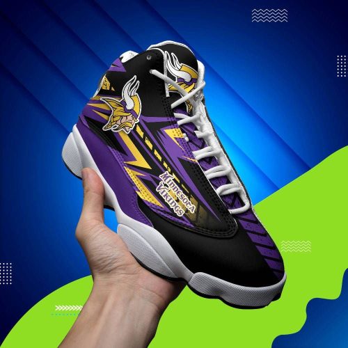 Minnesota Vikings Air Jordan 13 Sneaker Custom For Fans Gift
