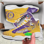 Minnesota Vikings Air Jordan 13 Sneaker Custom For Fans Gift