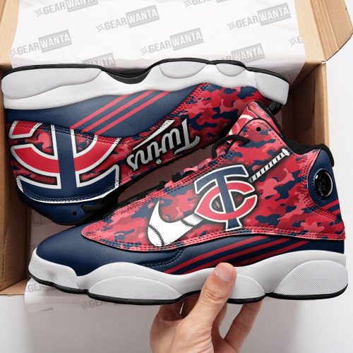 Minnesota Twins Air Jordan 13 Sneaker Custom For Fans  Unisex Shoes Gift