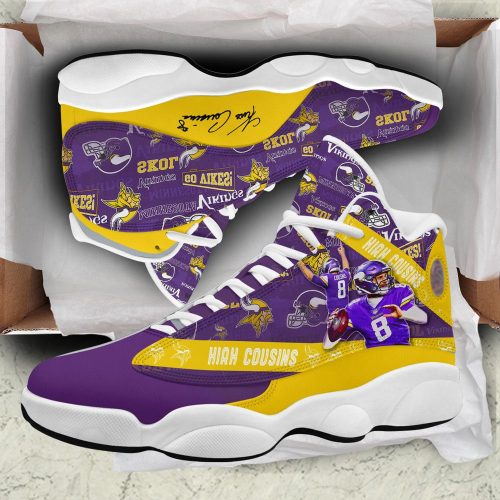 Minnesota Vikings Air Jordan 13 Sneaker Custom For Fans Gift