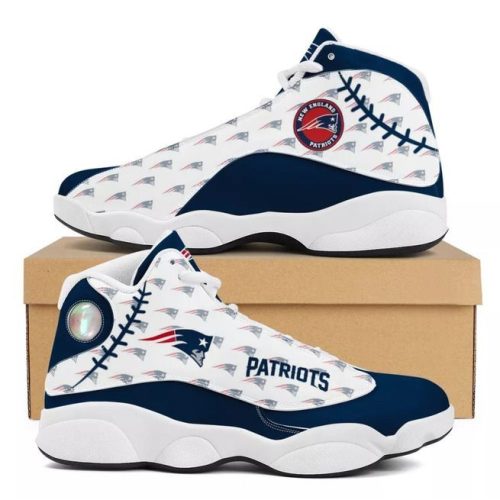 New England Patriots Air Jordan 13 Sneaker Custom For Fans Gift