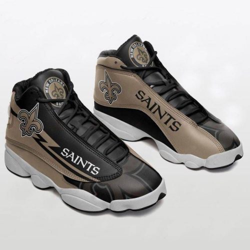 New Orleans Saints Air Jordan 13 Sneaker Custom For Fans Gift