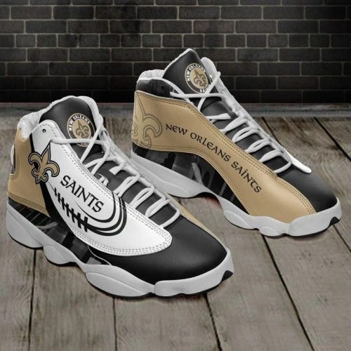 New Orleans Saints Air Jordan 13 Sneaker Custom For Fans Gift