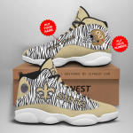 New Orleans Saints Air Jordan 13 Sneaker Custom For Fans Gift