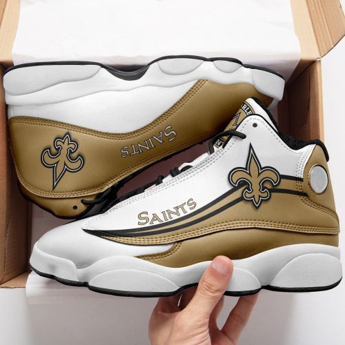New Orleans Saints Air Jordan 13 Sneaker Custom For Fans Gift