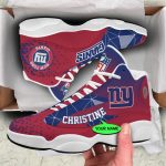 New York Giants Air Jordan 13 Sneaker Custom For Fans Gift New York Giants Air Jordan 13 Sneaker Custom For Fans Gift