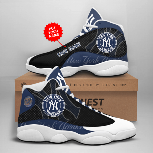 New York Yankees Air Jordan 13 Sneaker Custom For Fans  Unisex Shoes Gift