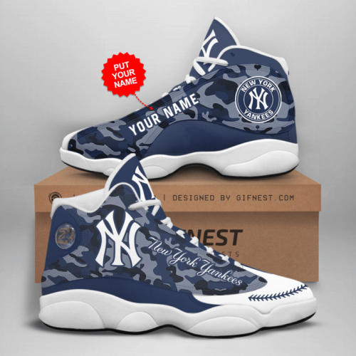 New York Yankees Air Jordan 13 Sneaker Custom For Fans  Unisex Shoes Gift