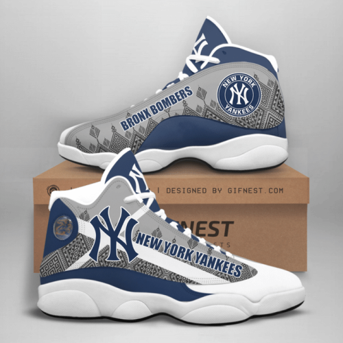 New York Yankees Air Jordan 13 Sneaker Custom For Fans  Unisex Shoes Gift