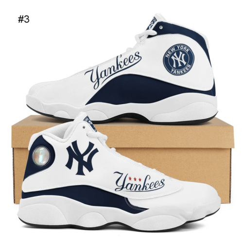 New York Yankees Air Jordan 13 Sneaker Custom For Fans  Unisex Shoes Gift